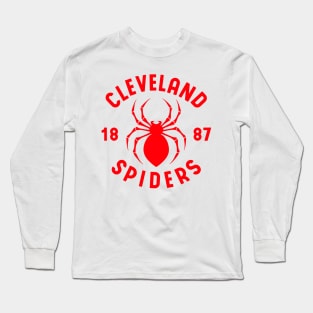 CLEVELAND SPIDERS red Long Sleeve T-Shirt